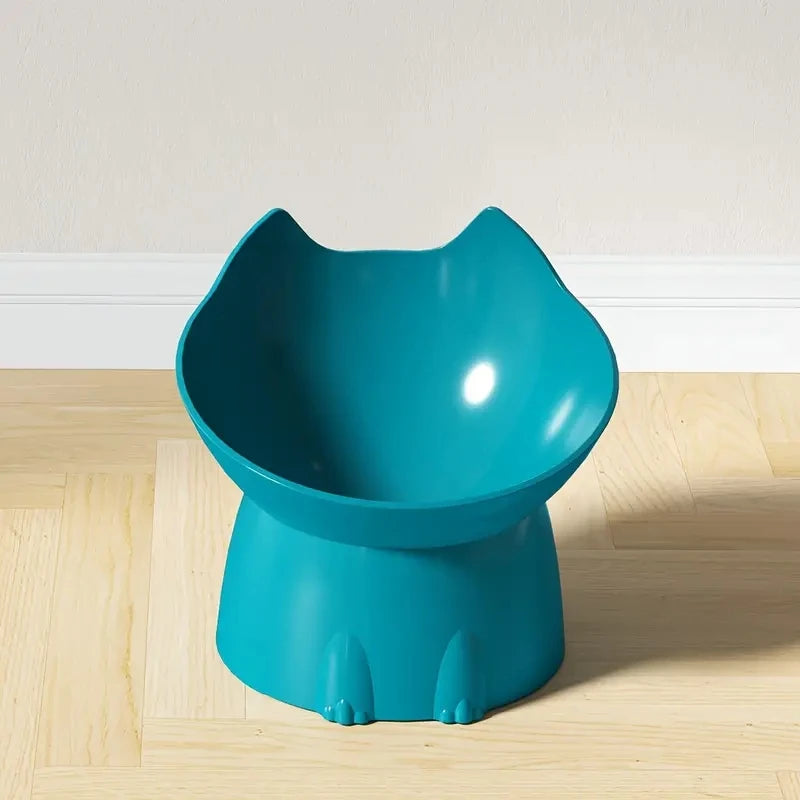 WhiskerWare Elevated Anti-Tip Cat Bowl