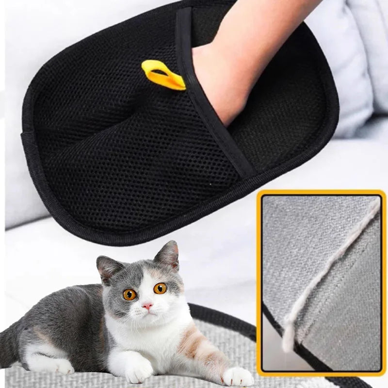 Pet Grooming Glove – Easy Hair Remover for Dogs & Cats