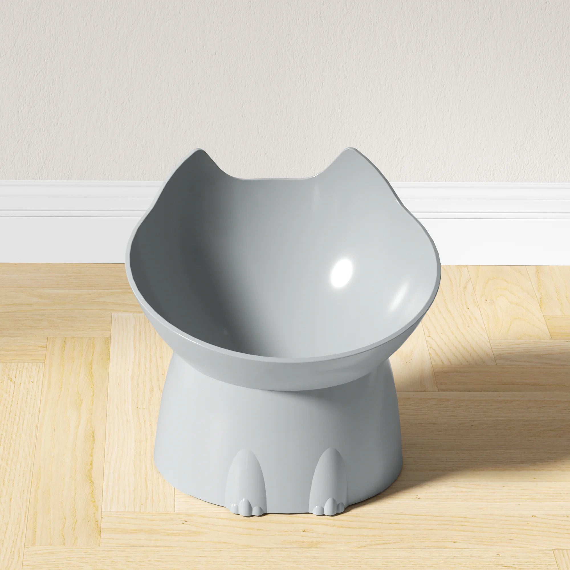 WhiskerWare Elevated Anti-Tip Cat Bowl