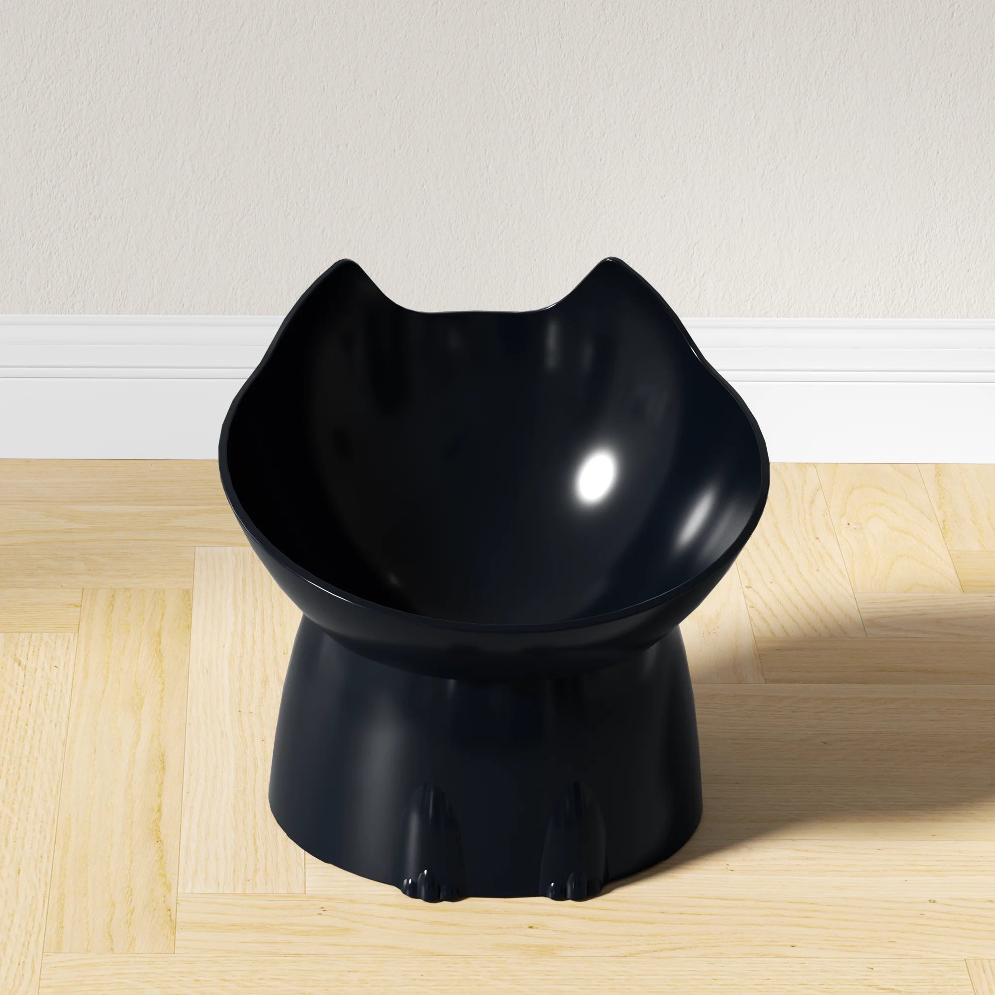 WhiskerWare Elevated Anti-Tip Cat Bowl